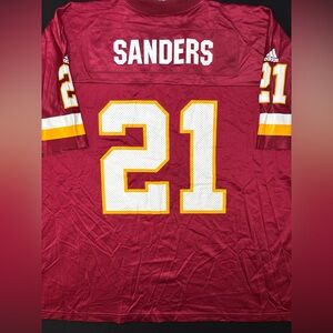 Washington Redskins Deion Sanders Adidas Football Jersey Size: XXL